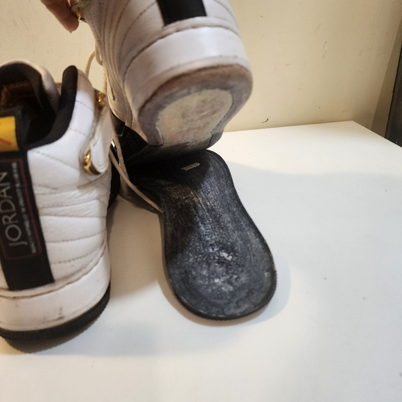 Nike  Fusion Jordan Fusion 12 White And Black The Best Of Both Worlds Size 11.5 - Picture 6 of 15